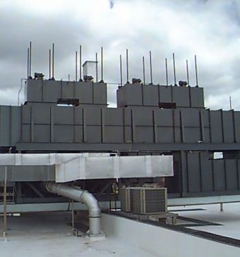 Recuperative Thermal Oxidizer Rear View